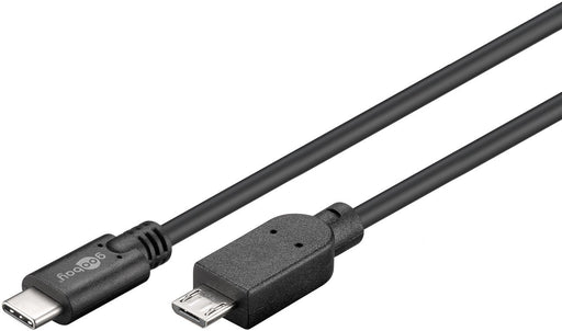 EAN 4040849679926 - Goobay 67992 cable USB USB 2.0 0,6 m Micro-USB B USB C Negro imagen 2