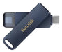 EAN 0619659211844 - SanDisk iXpand unidad flash USB 64 GB USB Type-C / Lightning 3.2 Gen 1 (3.1 Gen 1) Azul imagen 1