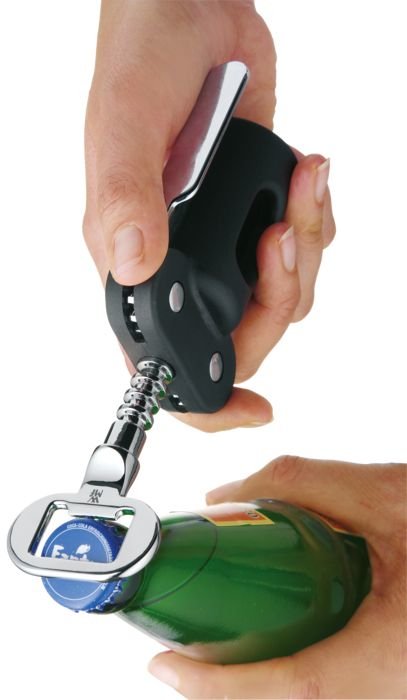 EAN 4000530592224 - WMF 4000530592224 sacacorchos Sacacorchos de alas Negro, Acero inoxidable imagen 2