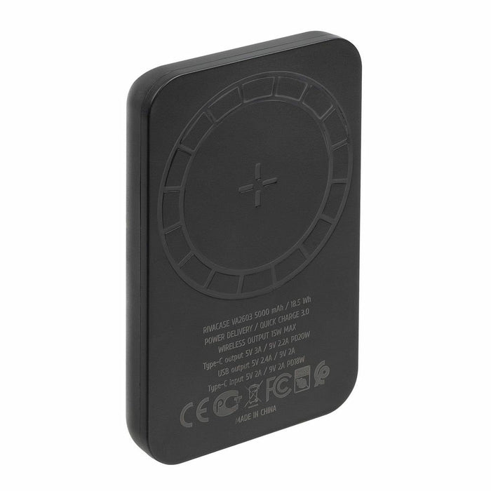 EAN 4260709013367 - Rivacase VA2603 batería externa Polímero de litio 5000 mAh Cargador inalámbrico Negro imagen 3