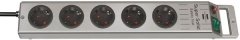 EAN 4007123174102 - Brennenstuhl Super-Solid Line Plata 5 salidas AC 2,5 m imagen 1