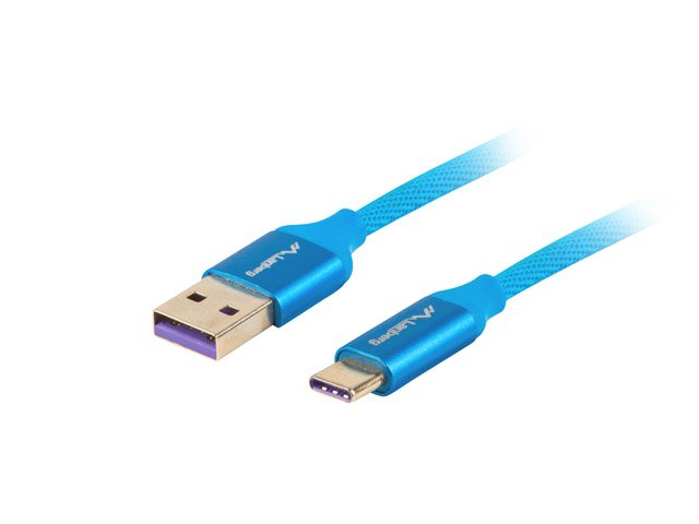 EAN 5901969416541 - Lanberg CA-USBO-21CU-0010-BL cable USB USB 2.0 1 m USB A USB C Azul imagen 1