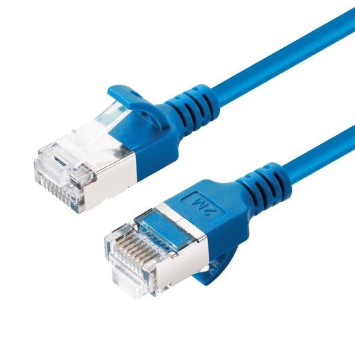 EAN 5715063027516 - Microconnect V-FTP6A005B-SLIM cable de red Azul 0,5 m Cat6a U/FTP (STP) imagen 1