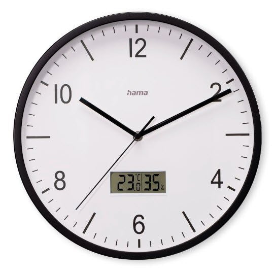 EAN 4047443523419 - Hama Lanzarote Reloj radiocontrolado Círculo Negro imagen 1