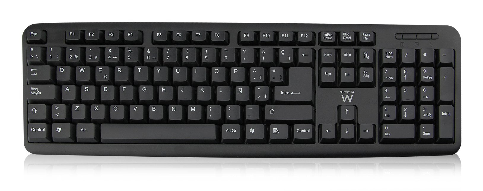 EAN 8716065242096 - Ewent EW3109 teclado Universal USB QWERTY Español Negroimagen 1)