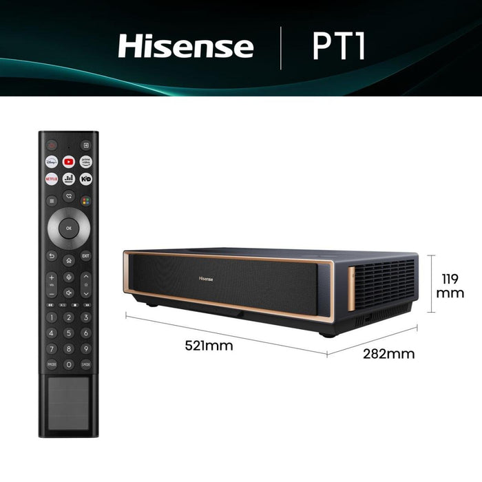 EAN 6942351423012 - Hisense PT1 Proyector de alcance ultracorto 2500 lúmenes ANSI DLP UHD 4K (3840x2160) 3D Negro imagen 2