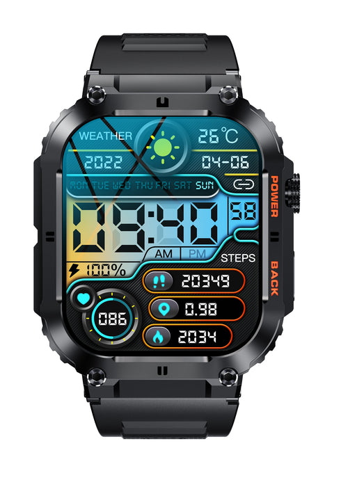 EAN 5706751069994 - Denver SWC-191B Relojes inteligentes y deportivos 4,98 cm (1.96") IPS 45 mm Digital 320 x 386 Pixeles Pan imagen 2