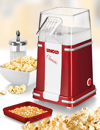 EAN 4011689485251 - Unold Classic palomitas de maiz poppers Rojo, Plata, Blanco 900 W imagen 6
