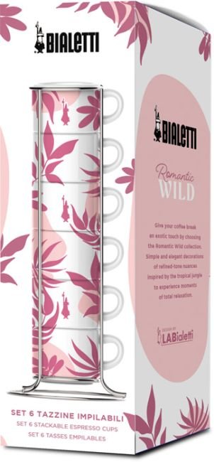 EAN 8006363042840 - Bialetti SS2024001 tazón Rosa, Blanco Café expreso 1 pieza(s) imagen 2