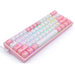 EAN 6950376706669 - REDRAGON K616 Fizz Pro white/pink teclado USB + RF Wireless + Bluetooth Rosa, Blanco imagen 5