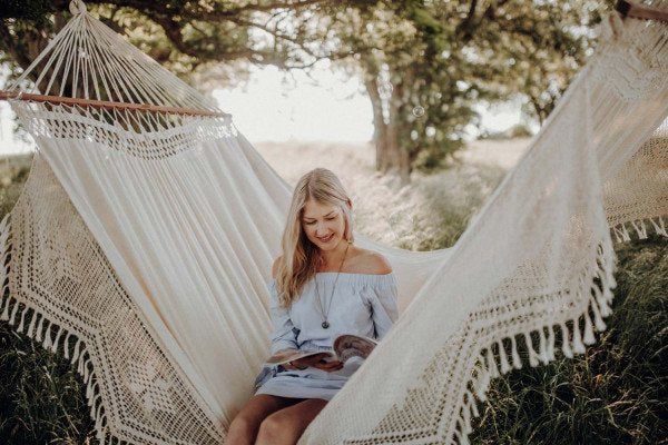 EAN 4030454000734 - AMAZONAS AZ-1062100 hamaca Hamaca colgante 3 personas(s) Algodón Blanco imagen 3