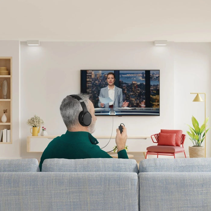 EAN 4047443534118 - Hama 00221846 auricular y casco Auriculares Alámbrico Diadema TV Negro imagen 1