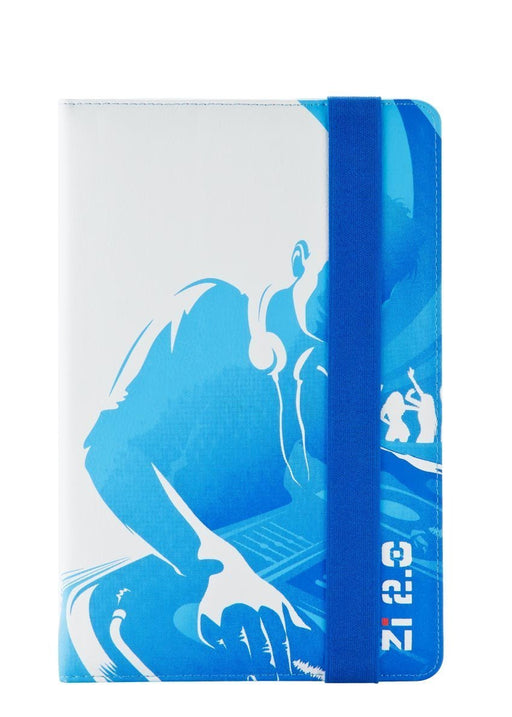 EAN 8255255336639 - Ziron ZR112 funda para tablet 20,3 cm (8") Folio Azul, Blanco imagen 2