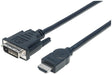 EAN 0766623372510 - Manhattan 372510 adaptador de cable de vídeo 3 m HDMI tipo A (Estándar) Negro imagen 1