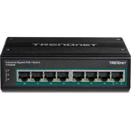 EAN 0710931161885 - Trendnet TI-PG80B switch Gigabit Ethernet (10/100/1000) Energía sobre Ethernet (PoE) Negro imagen 2