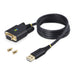EAN 0065030900362 - StarTech.com 1P3FFCNB-USB-SERIAL cable de serie Negro 1 m USB tipo A DB-9 imagen 8