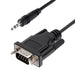 EAN 0065030893565 - StarTech.com 9M351M-RS232-CABLE cambiador de género para cable DB-9 3.5mm Negro imagen 1