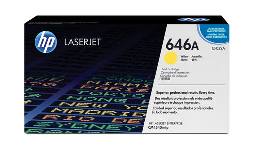 EAN 0884962601310 - HP 646A Yellow Original LaserJet Toner Cartridge cartucho de tóner 1 pieza(s) imagen 1
