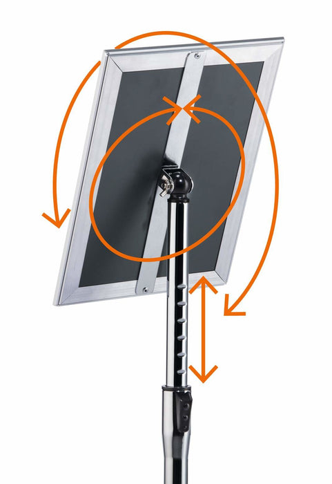 EAN 4005546735559 - Durable 479923 portacartel y stand de información A3 Aluminio, Plástico, Acero Plata imagen 7