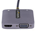 EAN 0065030895590 - StarTech.com 122-USBC-HDMI-4K-VGA Adaptador gráfico USB 3840 x 2160 Pixeles Gris imagen 3