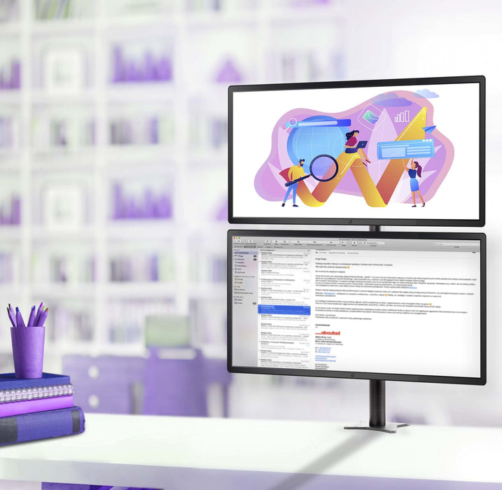 EAN 5902841103221 - Edbak SV08 soporte para monitor 68,6 cm (27") Escritorio Negro imagen 8