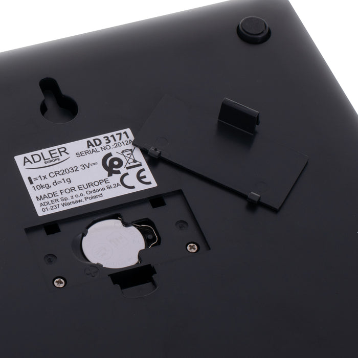 EAN 5903887801591 - Adler AD 3171 báscula de cocina Negro Rectángulo Báscula electrónica de cocina imagen 4