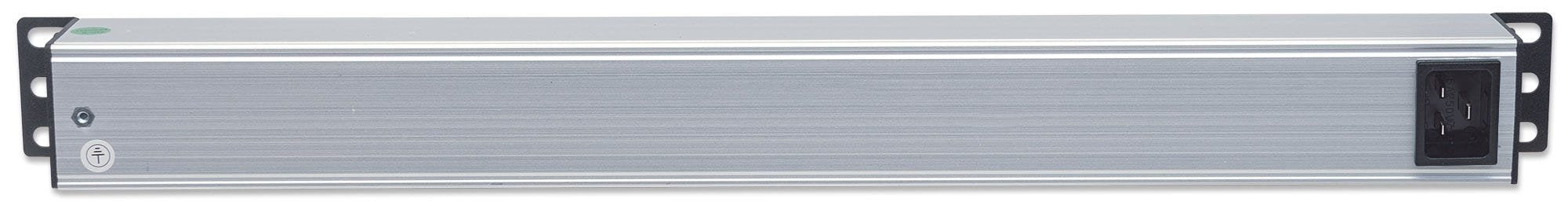 EAN 0766623163613 - Intellinet 163613 unidad de distribución de energía (PDU) 8 salidas AC 1U Negro, Plata imagen 4