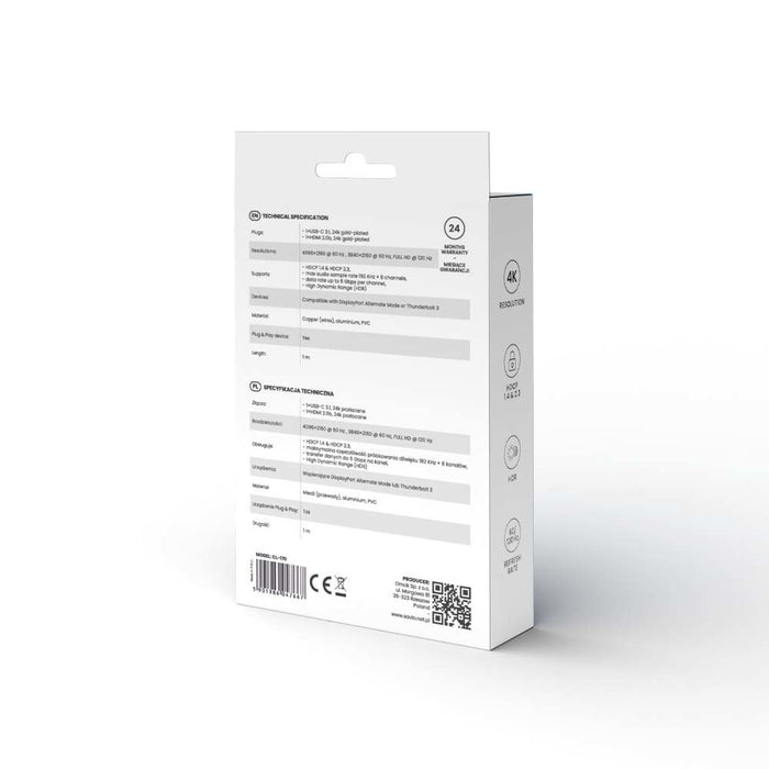 EAN 5901986047667 - Savio CL-170 Adaptador gráfico USB 4096 x 2160 Pixeles imagen 4