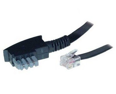 EAN 4017538701633 - S/CONN 3m TAE-N - RJ12 Negro, Transparente imagen 1