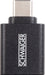 EAN 4004005011722 - Schwaiger CAU310 533 cambiador de género para cable USB Type-C USB Type-A Negro imagen 1