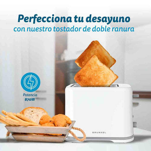 EAN 8426156016863 - Grunkel TSB-EASYTOAST tostadora 6 2 rebanada(s) 870 W Blanco imagen 2