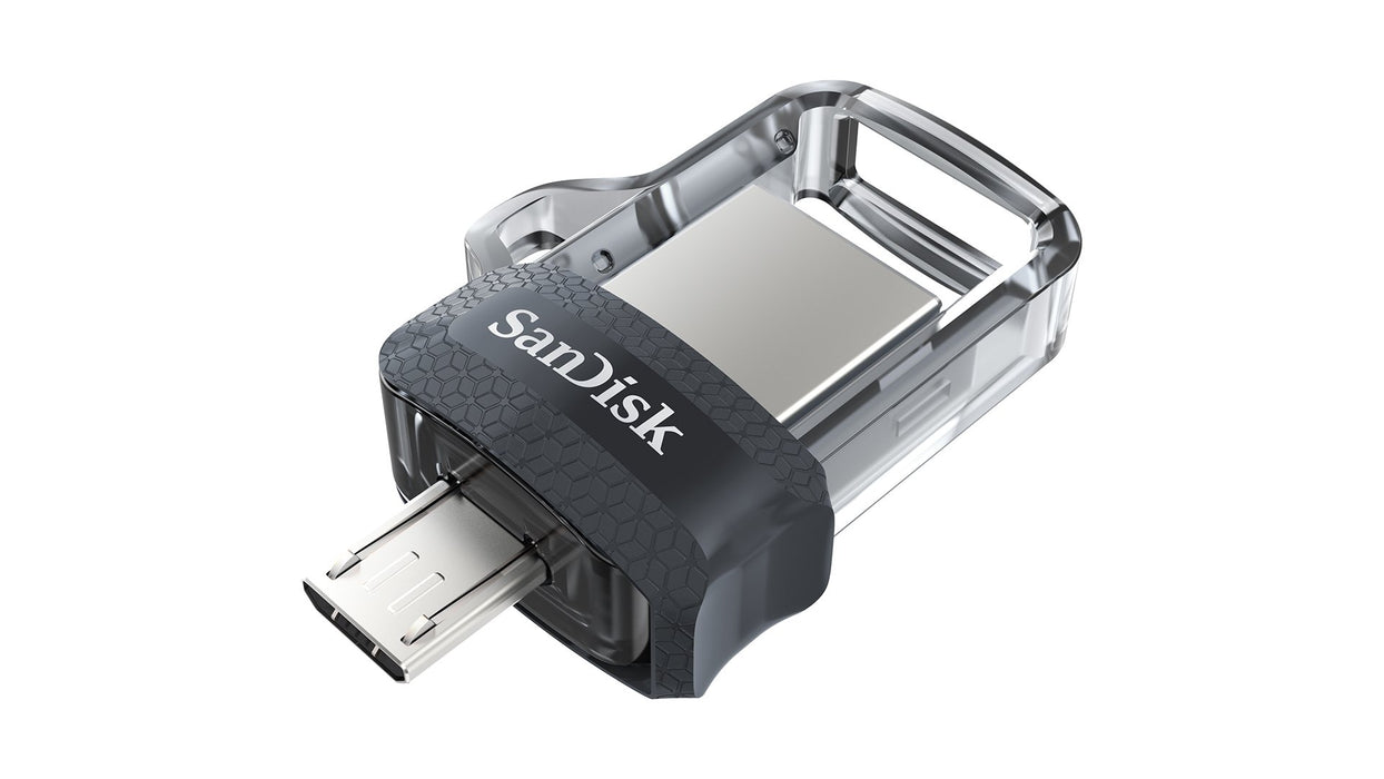 EAN 0619659149642 - SanDisk Ultra Dual m3.0 unidad flash USB 64 GB USB Type-A / Micro-USB 3.2 Gen 1 (3.1 Gen 1) Negro, Plata, imagen 1