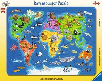 EAN 4005556066414 - Ravensburger 00.006.641 Rompecabezas de figuras 30 pieza(s) Mapas imagen 1