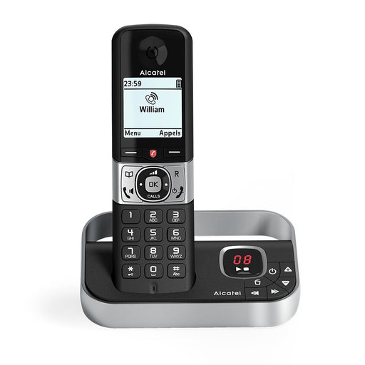 EAN 3700601422863 - Alcatel F890 Voice Duo zwart Teléfono DECT Identificador de llamadas Negro, Plata imagen 2