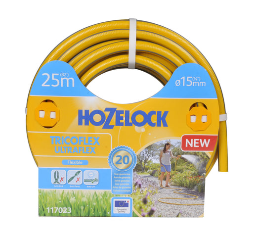 EAN 3506111170238 - Hozelock 117023 manguera de jardín 25 m PVC Gris, Amarillo imagen 1