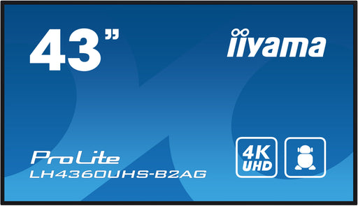 EAN 4948570124442 - iiyama LH4360UHS-B2AG pantalla de señalización Pizarra de caballete digital 108 cm (42.5") LED Wifi 500 c imagen 1