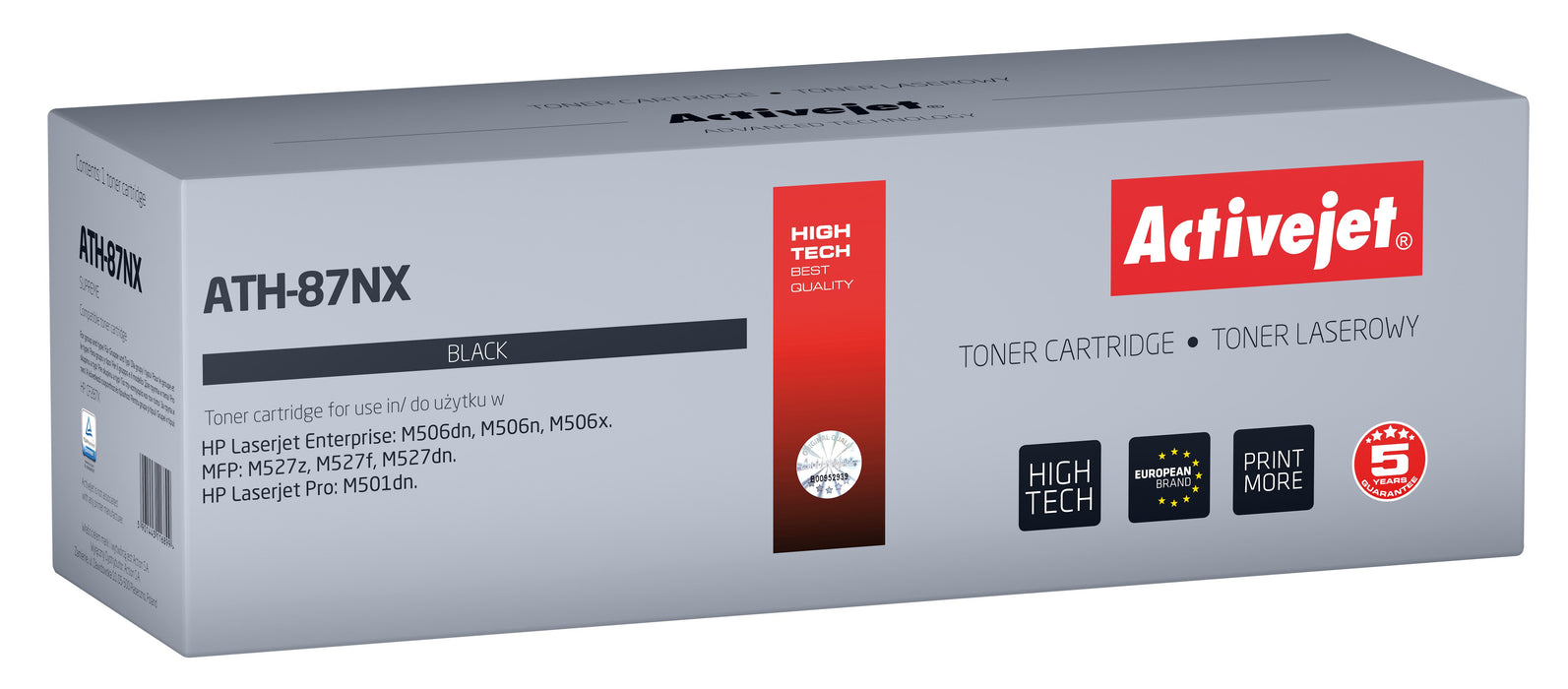 EAN 5901443116899 - Activejet ATH-87NX cartucho de tóner 1 pieza(s) Compatible imagen 1