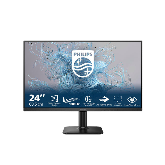 EAN 8721038000351 - Philips 1000 series 24E2N1100LB/00 pantalla para PC 60,5 cm (23.8") 1920 x 1080 Pixeles Full HD LCD Negro imagen 1