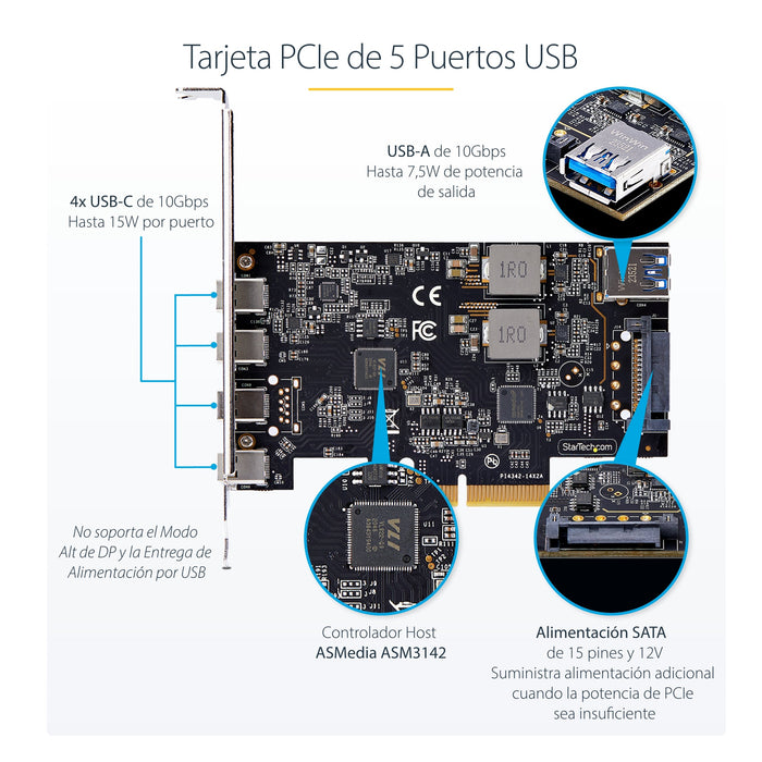 EAN 0065030909174 - StarTech.com PS4C3IA3-USB-C-CARD tarjeta y adaptador de interfaz imagen 11