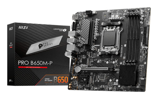 EAN 4711377100953 - MSI PRO B650M-P placa base AMD B650 Zócalo AM5 micro ATX imagen 1