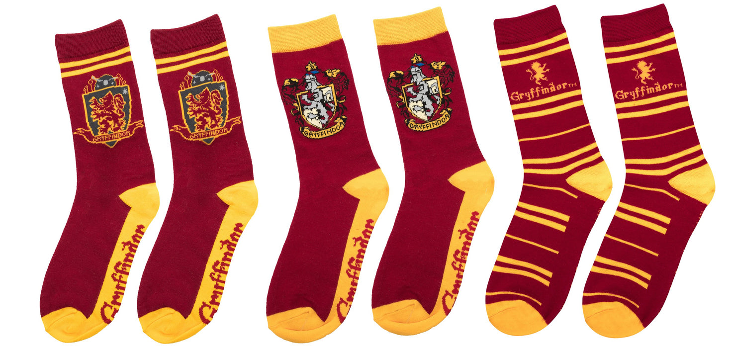 EAN 4895205602700 - Cinereplicas Set of 3 Gryffindor Socks Unisex Rojo, Amarillo 3 par(es) imagen 2