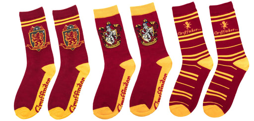 EAN 4895205602700 - Cinereplicas Set of 3 Gryffindor Socks Unisex Rojo, Amarillo 3 par(es) imagen 2
