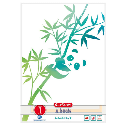 EAN 4008110295862 - Herlitz GREENline cuaderno y block A4 50 hojas Verde, Blanco imagen 1