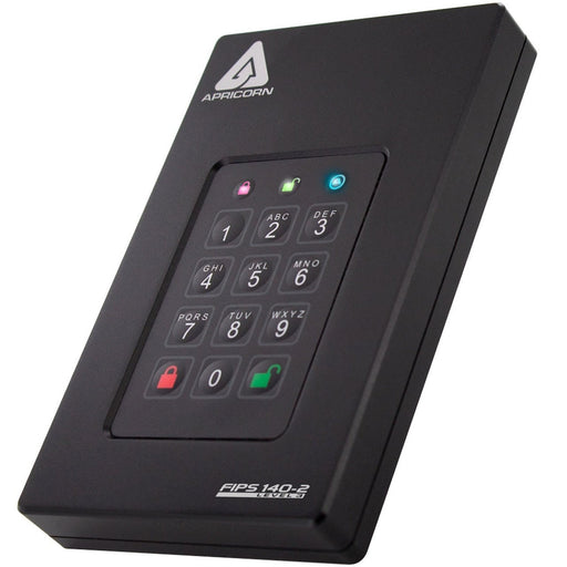 EAN 708326914741 - Apricorn Aegis Fortress L3 4 TB USB tipo A a USB tipo C 3.2 Gen 1 (3.1 Gen 1) Negro imagen 2