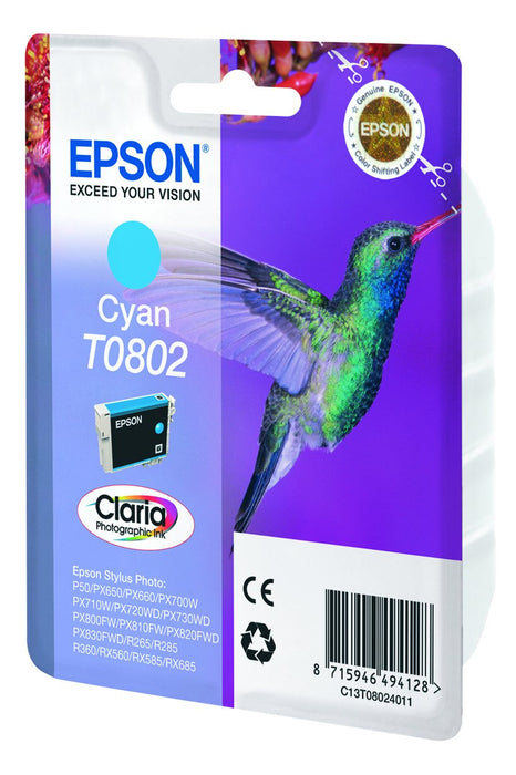 EAN 8715946494197 - Epson Hummingbird T0802 cartucho de tinta 1 pieza(s) Original imagen 2