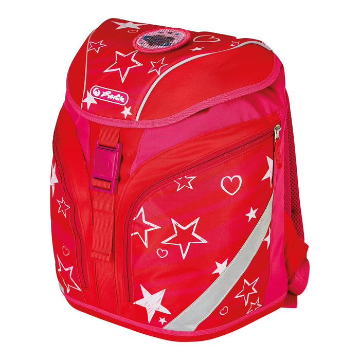 EAN 4008110283920 - Herlitz SoftLight Plus Stars&Strips juego de mochila escolar Chica Poliéster Rosa, Rojo imagen 14