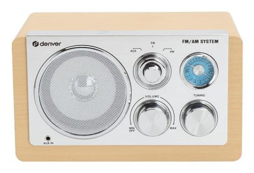 EAN 5706751076503 - Denver TR-63LW radio Personal Analógica Bamboo, Plata imagen 1