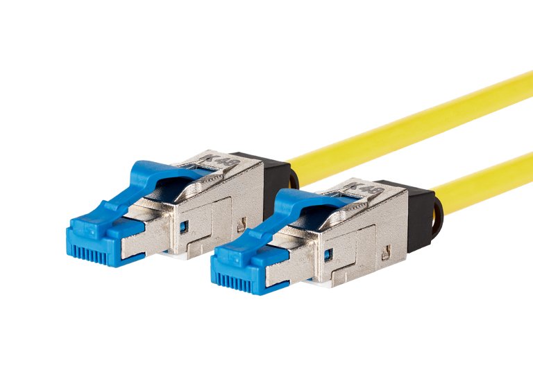 EAN 4251394618067 - METZ CONNECT 13084H1077-E cable de red Amarillo 1 m Cat8.1 S/FTP (S-STP) imagen 1