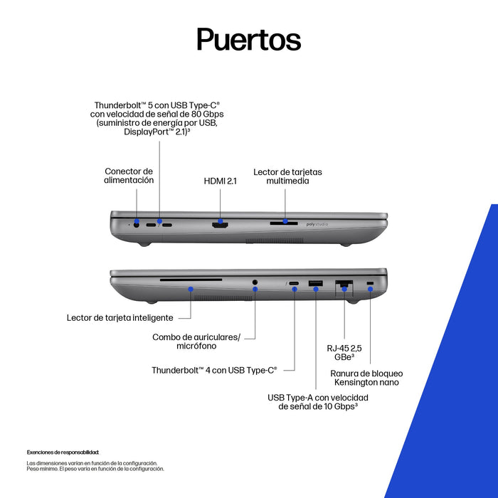 EAN 199485444178 - HP ZBook Fury G1i 16 inch Mobile Workstation PC Wolf Pro Security Edition - Data Science Intel Core Ultra  imagen 3