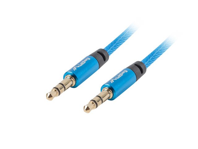 EAN 5901969416282 - Lanberg CA-MJMJ-10CU-0020-BL cable de audio 2 m 3,5mm Azul imagen 2